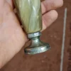 Mini wazon dekoracyjny – kamień i metal