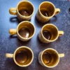 Zestaw 6 japońskich kubków ceramicznych – vintage