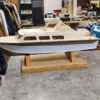 Zestaw RC, 2 łodzie modelarskie Carina & Marina + elektronika, piloty, części