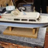 Zestaw RC, 2 łodzie modelarskie Carina & Marina + elektronika, piloty, części