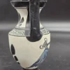 Grecka waza dekoracyjna – styl czarnofigurowy, 21 cm, ręcznie malowana
