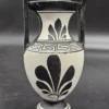 Grecka waza dekoracyjna – styl czarnofigurowy, 21 cm, ręcznie malowana