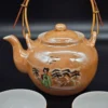 Komplet japońskiej porcelany – 21-elementowy zestaw herbaciano-kawowy z motywem gejszy, 6-osobowy