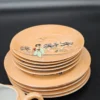 Komplet japońskiej porcelany – 21-elementowy zestaw herbaciano-kawowy z motywem gejszy, 6-osobowy