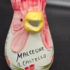 Ceramiczny dzbanek kogut – Malcesine Il Castello, ręcznie malowany, Włochy
