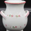 Włoski garnek ceramiczny z pokrywką – ręcznie malowany, 30 cm