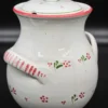 Włoski garnek ceramiczny z pokrywką – ręcznie malowany, 30 cm