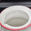 Włoski garnek ceramiczny z pokrywką – ręcznie malowany, 30 cm