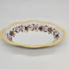 Owalna misa Schumann Bavaria – porcelana bawarska, ręcznie zdobiona, ażurowy brzeg