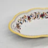 Owalna misa Schumann Bavaria – porcelana bawarska, ręcznie zdobiona, ażurowy brzeg