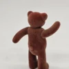 Figurka misia flockowanego McDonald’s 1999 – kolekcjonerski gadżet vintage, 9 cm