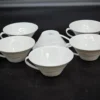 Zestaw 6 filiżanek Seltmann Weiden Bavaria Germany – biała porcelana premium