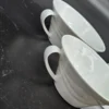Zestaw 6 filiżanek Seltmann Weiden Bavaria Germany – biała porcelana premium