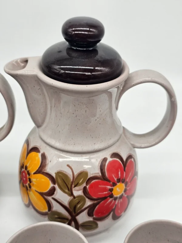 Zestaw kawowy Winterling Germany – 38 elementów, ręcznie malowany, vintage