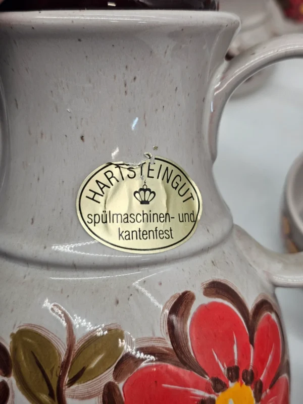Zestaw kawowy Winterling Germany – 38 elementów, ręcznie malowany, vintage