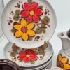 Zestaw kawowy Winterling Germany – 38 elementów, ręcznie malowany, vintage