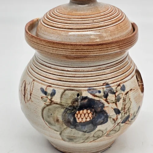 Ceramiczny podgrzewacz z miseczką – Alberto 2006, 18×14 cm, rękodzieło