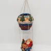 Balon z Mikołajem i myszką – rękodzieło CHRL 1940, 36 cm