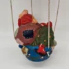 Balon z Mikołajem i myszką – rękodzieło CHRL 1940, 36 cm