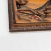 płaskorzeźba „Mühle Waldbreitbach” ręcznie rzeźbiona, 10×10 cm, Niemcy