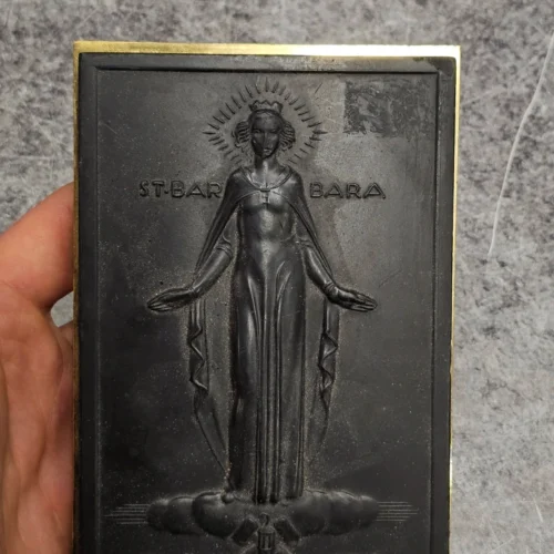 św. Barbary – Glück Auf!, Niemcy, lata 40-50 14,5×10 cm