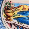 Włoski talerz dekoracyjny – Taormina Isola Bella, ręcznie malowany, Leto Jahi, 20 cm