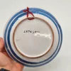Włoski talerz dekoracyjny – Taormina Isola Bella, ręcznie malowany, Leto Jahi, 20 cm
