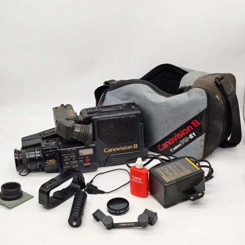 Kamera Canon Canovision 8 VM-E1N – komplet z akcesoriami, stan nieznany