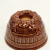 Mini forma ceramiczna do pieczenia / dekoracyjna – brązowe szkliwo, 12 cm