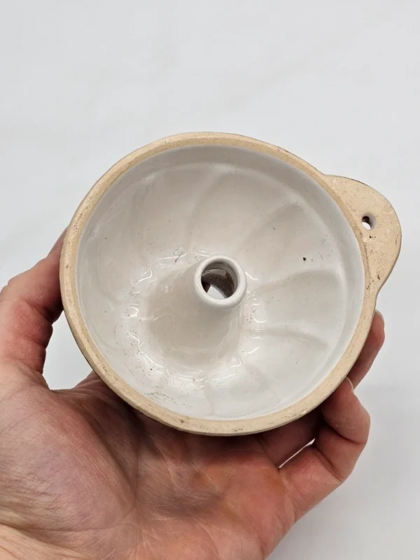 Mini forma ceramiczna do pieczenia / dekoracyjna – brązowe szkliwo, 12 cm