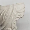 Włoska misa porcelanowa na nodze – ażurowa plecionka, Made in Italy, 18×10 cm