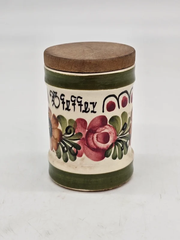 Pojemnik ceramiczny Wächtersbach – Austria, wzór ludowy, 9 cm