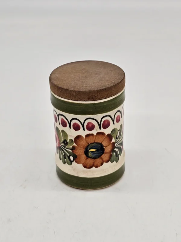 Pojemnik ceramiczny Wächtersbach – Austria, wzór ludowy, 9 cm