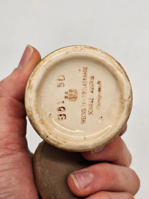 Pojemnik ceramiczny Wächtersbach – Austria, wzór ludowy, 9 cm