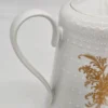 Dzbanek porcelanowy Tirschenreuth Germany – biały ze złotym ornamentem, 23 cm
