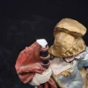 Figura św. Floriana – Günther Schössl, Niemcy, 22 cm, drewno i gips, Dickwald