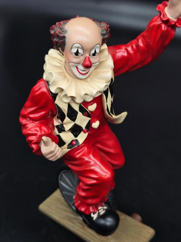Figurka klauna „Eddi, der Einradfahrer” Gilde Clowns, jubileuszowa edycja 1997–2007