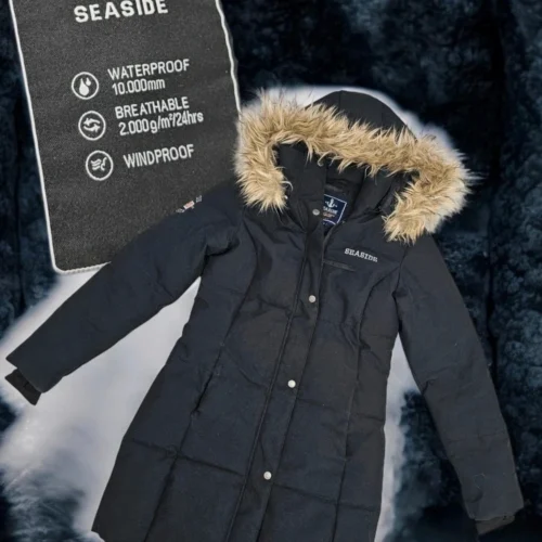 Długa kurtka, Membrane Seaside jacket 10.000mm waterproof, 2.000g/m2