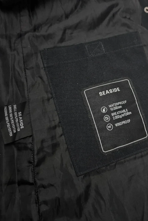 Długa kurtka, Membrane Seaside jacket 10.000mm waterproof, 2.000g/m2