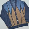 HAJO First Class – Kardigan męski vintage z wełną, rozm. 56