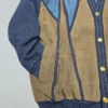 HAJO First Class – Kardigan męski vintage z wełną, rozm. 56