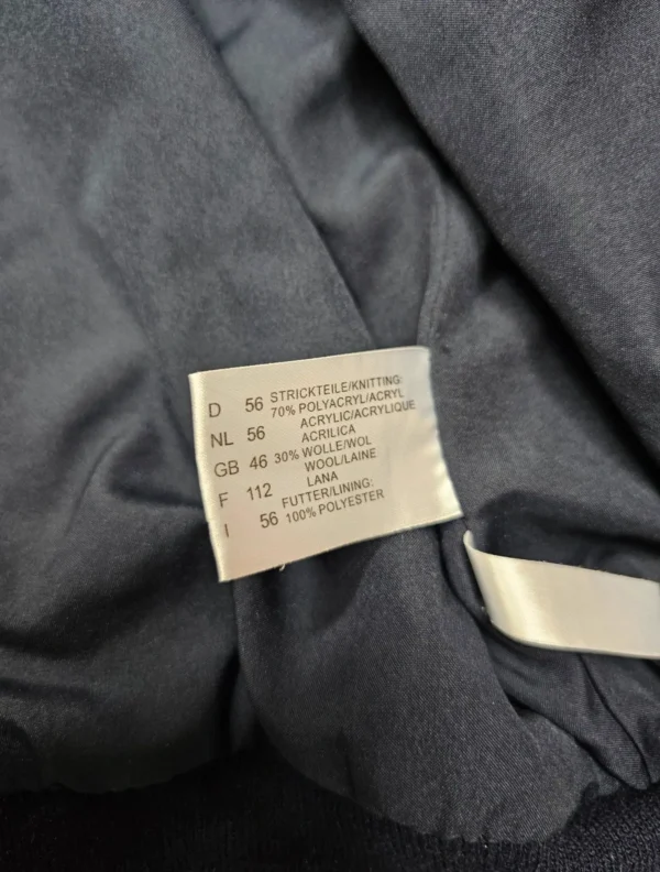 HAJO First Class – Kardigan męski vintage z wełną, rozm. 56