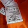 Kurtka Adidas puchowa – beżowo-pomarańczowa, rozmiar XL