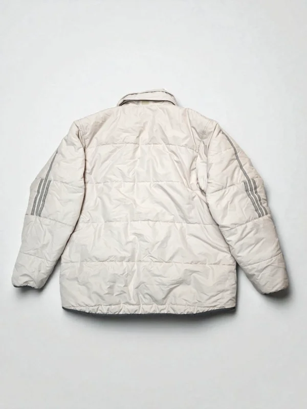 Kurtka Adidas puchowa – beżowo-pomarańczowa, rozmiar XL