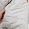 Kurtka Adidas puchowa – beżowo-pomarańczowa, rozmiar XL