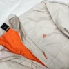 Kurtka Adidas puchowa – beżowo-pomarańczowa, rozmiar XL