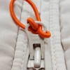 Kurtka Adidas puchowa – beżowo-pomarańczowa, rozmiar XL