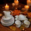 Serwis obiadowy/porcelana stołowa dla 6 osób – Apulum Romania