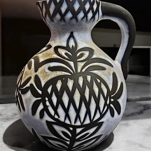 Dzban ceramiczny w stylu etnicznym