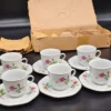 Komplet filiżanek porcelanowych Made in China – w oryginalnym pudełku